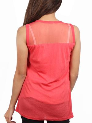 pink polyester regular top - 10900149 - Standard Image - 2