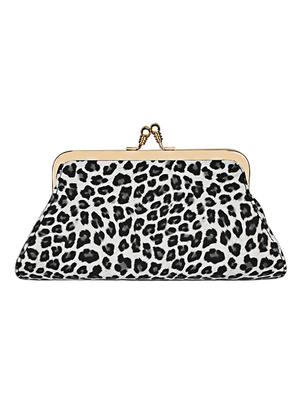 white leatherette (pu) regular clutch - 10907329 - Standard Image - 2