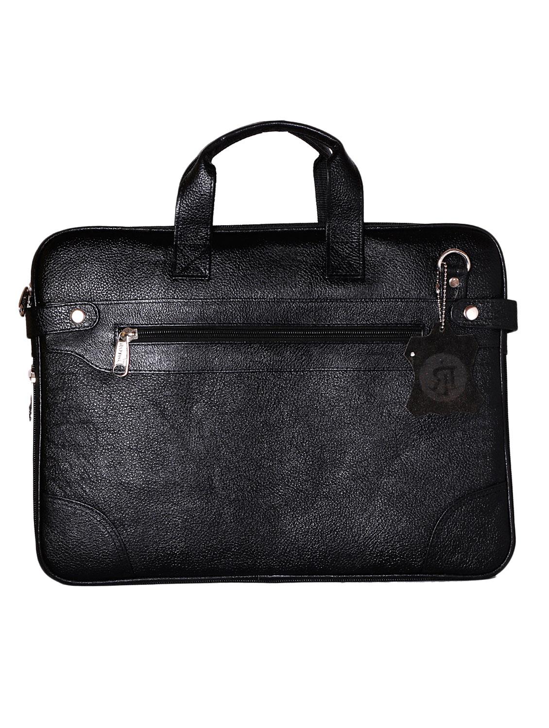 black leather laptop bag - 10912963 - Zoom Image - 2