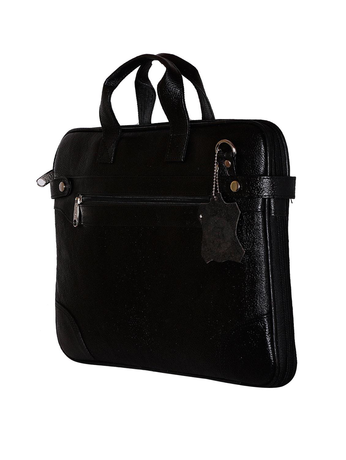 black leather laptop bag - 10912963 - Zoom Image - 5