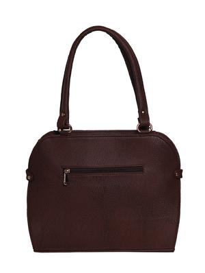 brown leatherette handbag - 10925132 - Standard Image - 2