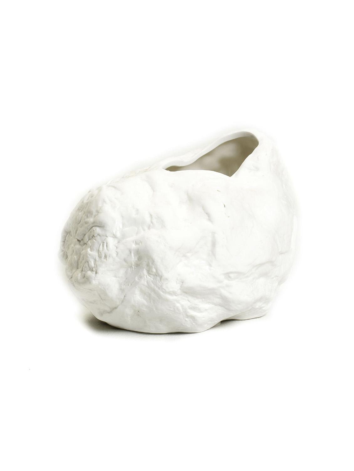 Modern Shell Shaped Ceramic planter pot - 10958412 - Zoom Image - 2