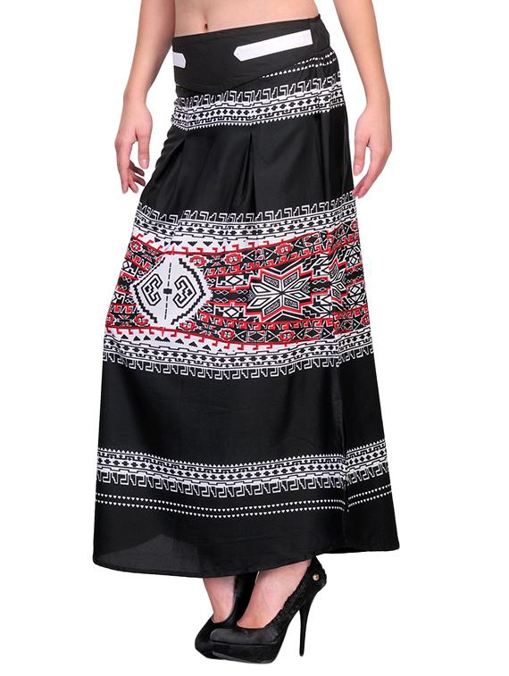 black crepe skirts - 10962251 - Zoom Image - 2