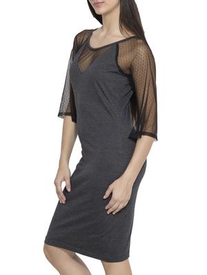black cotton dress - 10968392 - Standard Image - 2