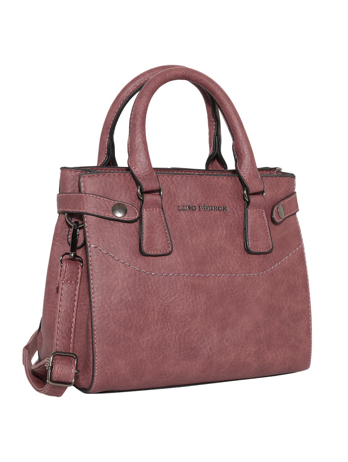 Purple leatherette handbag - 10980498 - Zoom Image - 5