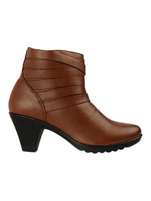 brown faux leather boot - 11004778 - Standard Image - 2
