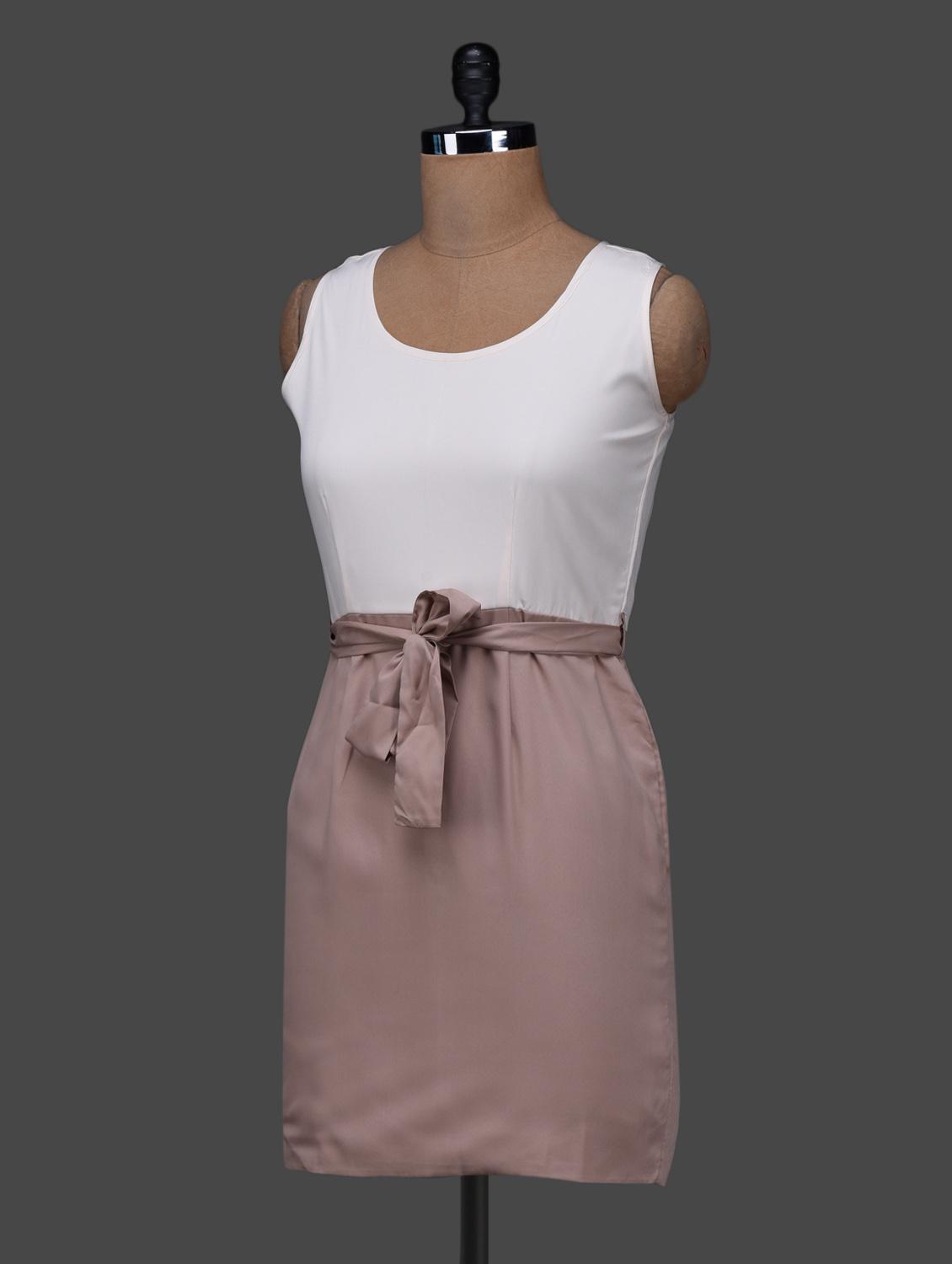 sleeveless colour block dress - 1100926 - Zoom Image - 2