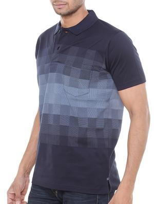 navy cotton tshirt - 11037541 - Standard Image - 2