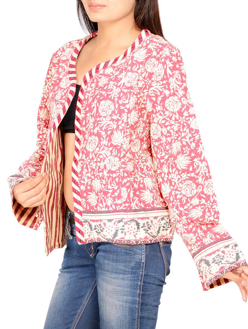 multi colored cotton summer jacket - 11039590 - Zoom Image - 2