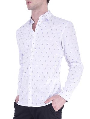 white cotton casual shirt - 11052989 - Standard Image - 2