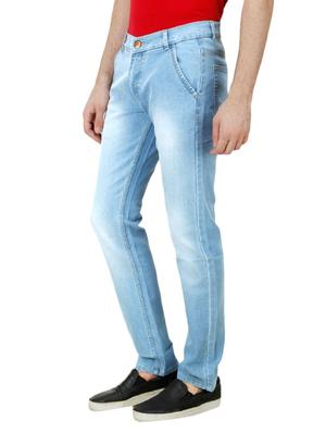 blue cotton light washed jeans - 11061736 - Standard Image - 2