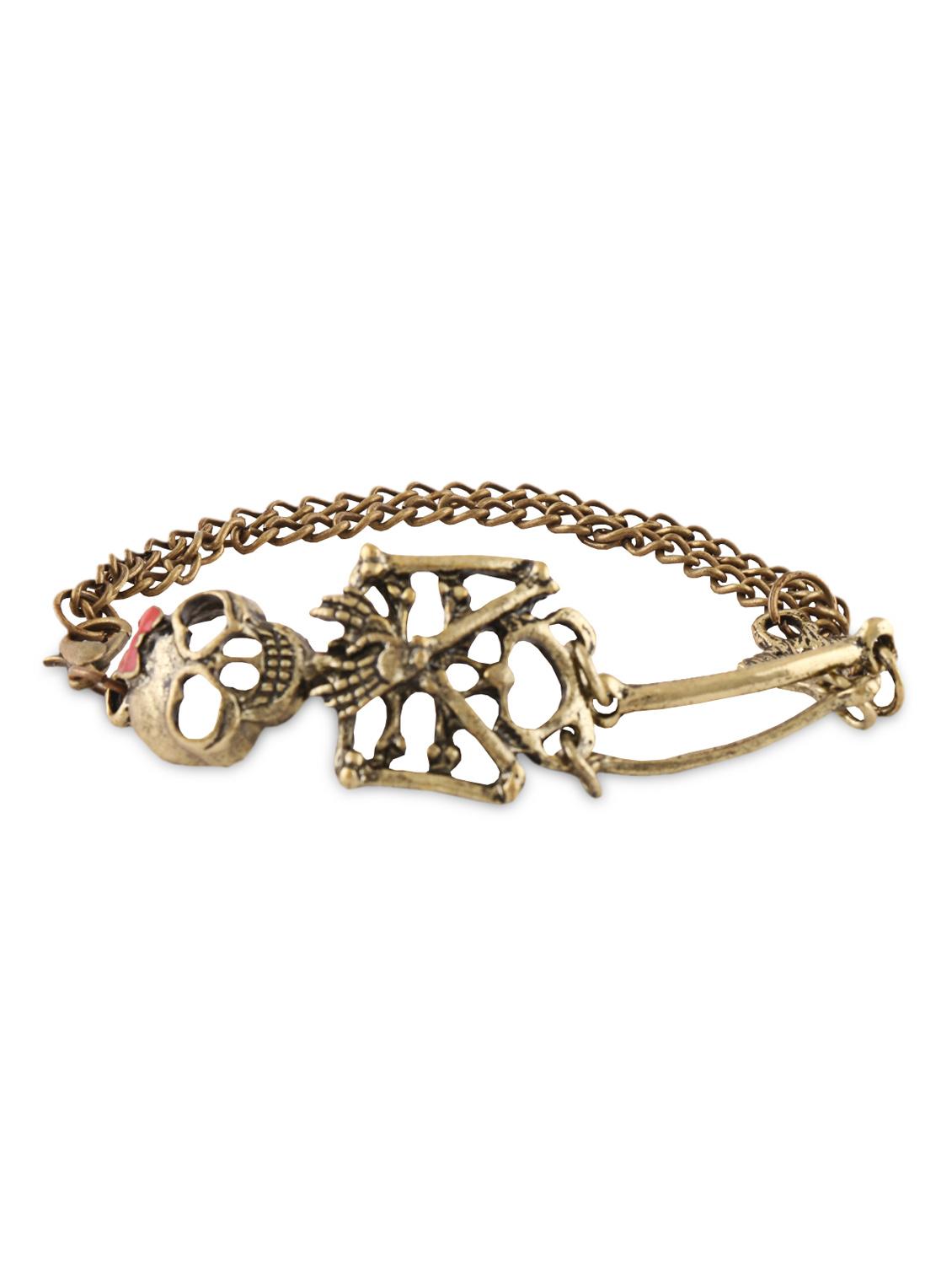 antique golden skeleton bracelet - 1107159 - Zoom Image - 2