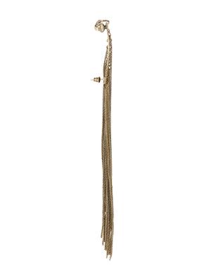 golden hanging chain earrings - 1107241 - Standard Image - 2