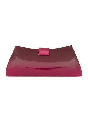 pink leatherette clutch - 11100181 - Standard Image - 2