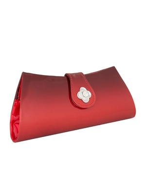 red leatherette clutch - 11100182 - Standard Image - 5