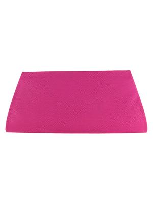 pink leatherette clutch - 11100185 - Standard Image - 2
