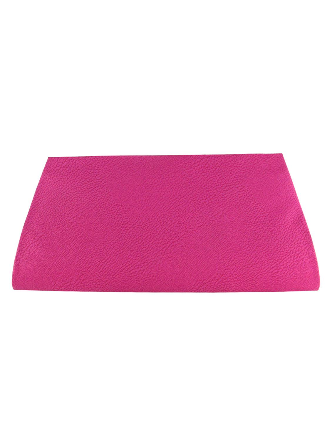 pink leatherette clutch - 11100185 - Zoom Image - 2