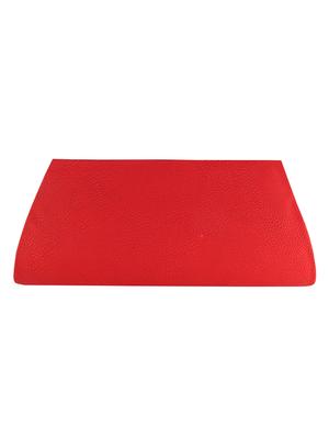 red leatherette clutch - 11100188 - Standard Image - 2