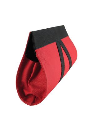 red leatherette clutch - 11100188 - Standard Image - 5