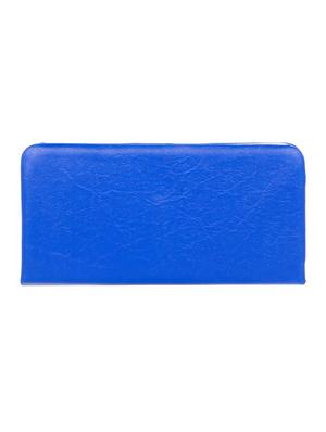 blue leatherette clutch - 11100403 - Standard Image - 2