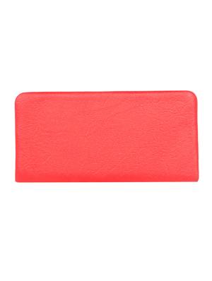 red leatherette clutch - 11100405 - Standard Image - 2