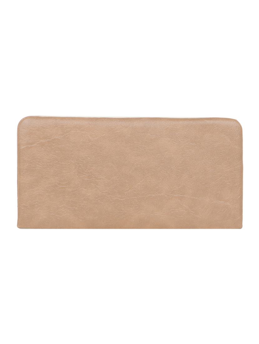 beige leatherette clutch - 11100410 - Zoom Image - 2