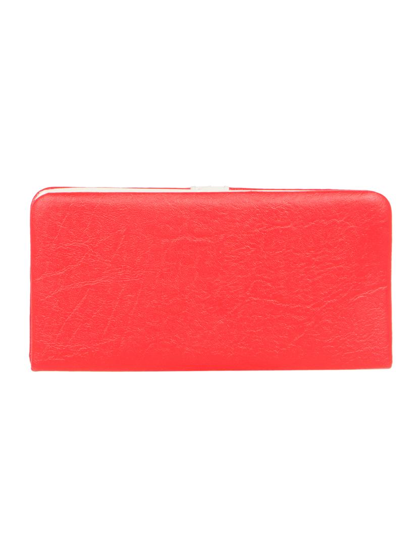 red leatherette clutch - 11100411 - Zoom Image - 2