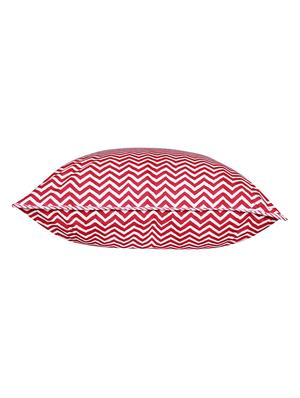 red cotton single cushion cover - 11116185 - Standard Image - 2