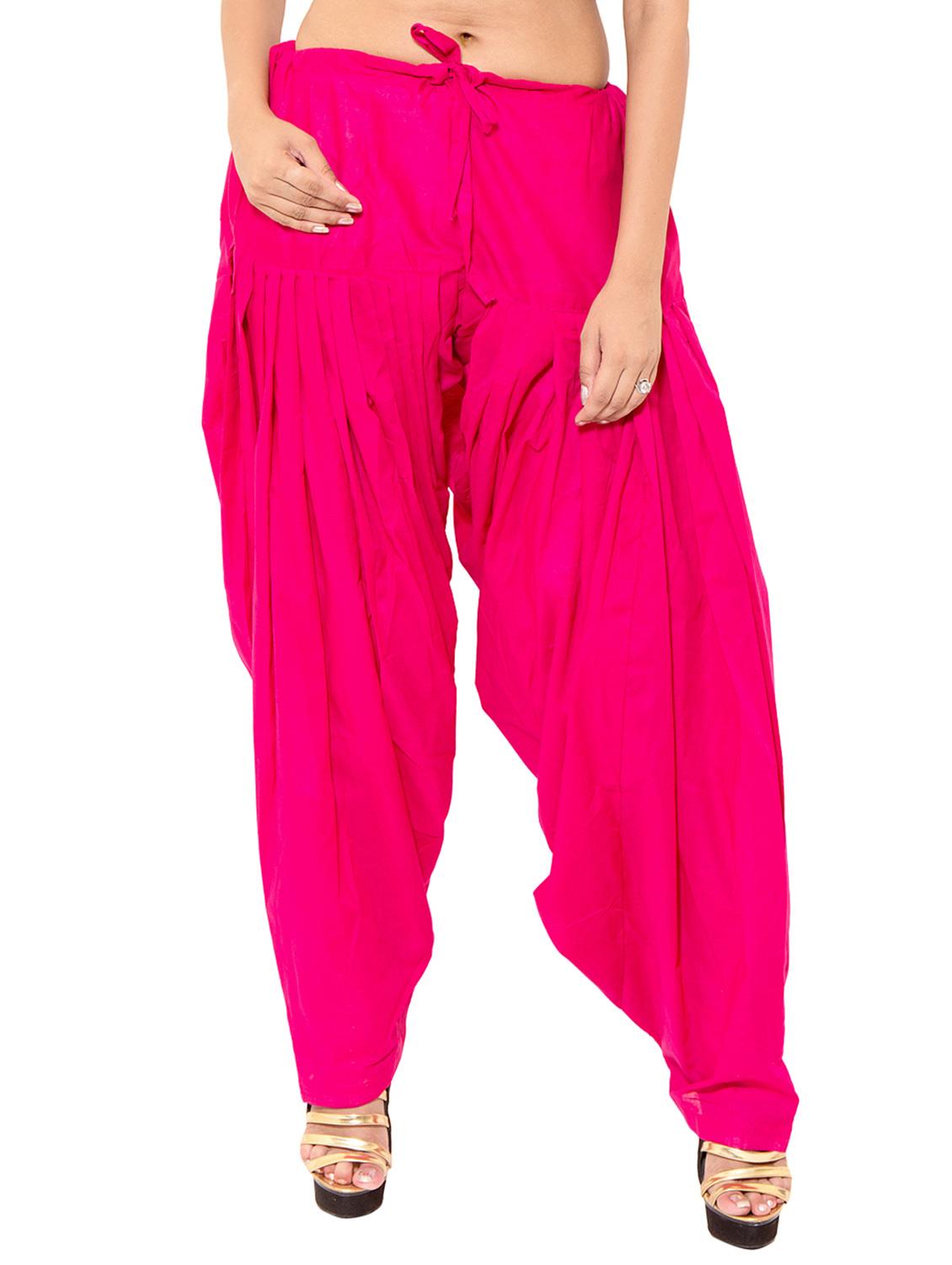 pink cotton combo salwars - 11120011 - Zoom Image - 5