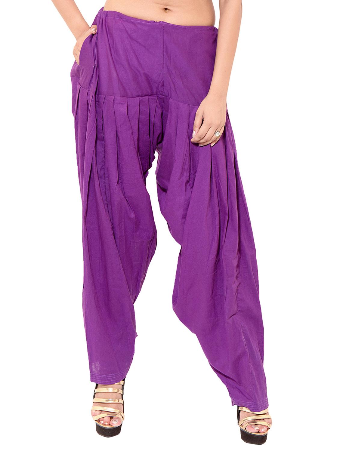 multi colored cotton combo salwars - 11120047 - Zoom Image - 5