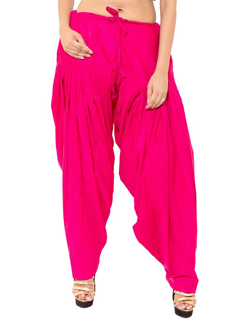 white rayon patiyala salwars - 11120102 - Zoom Image - 2