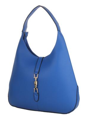blue leatherette handbag - 11131155 - Standard Image - 5