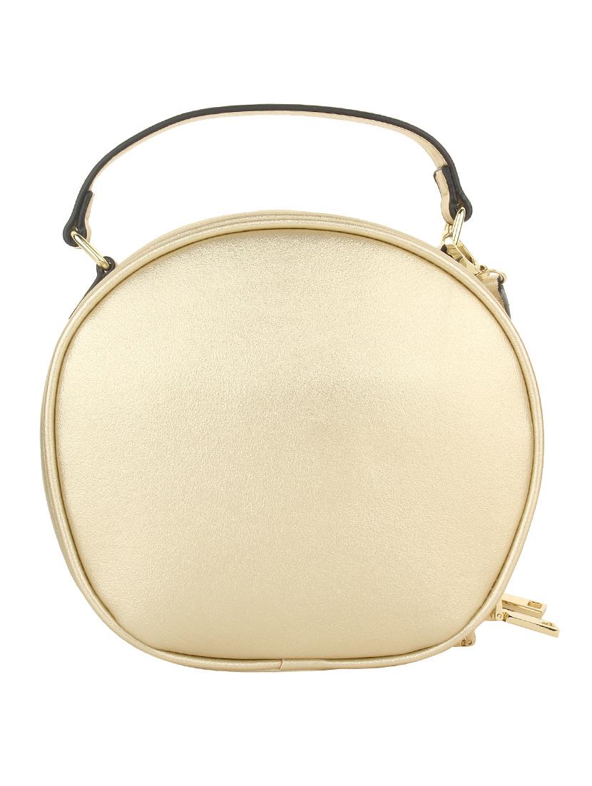 gold leatherette regular sling bag - 11131444 - Zoom Image - 2