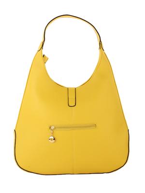 yellow leatherette handbag - 11131447 - Standard Image - 2