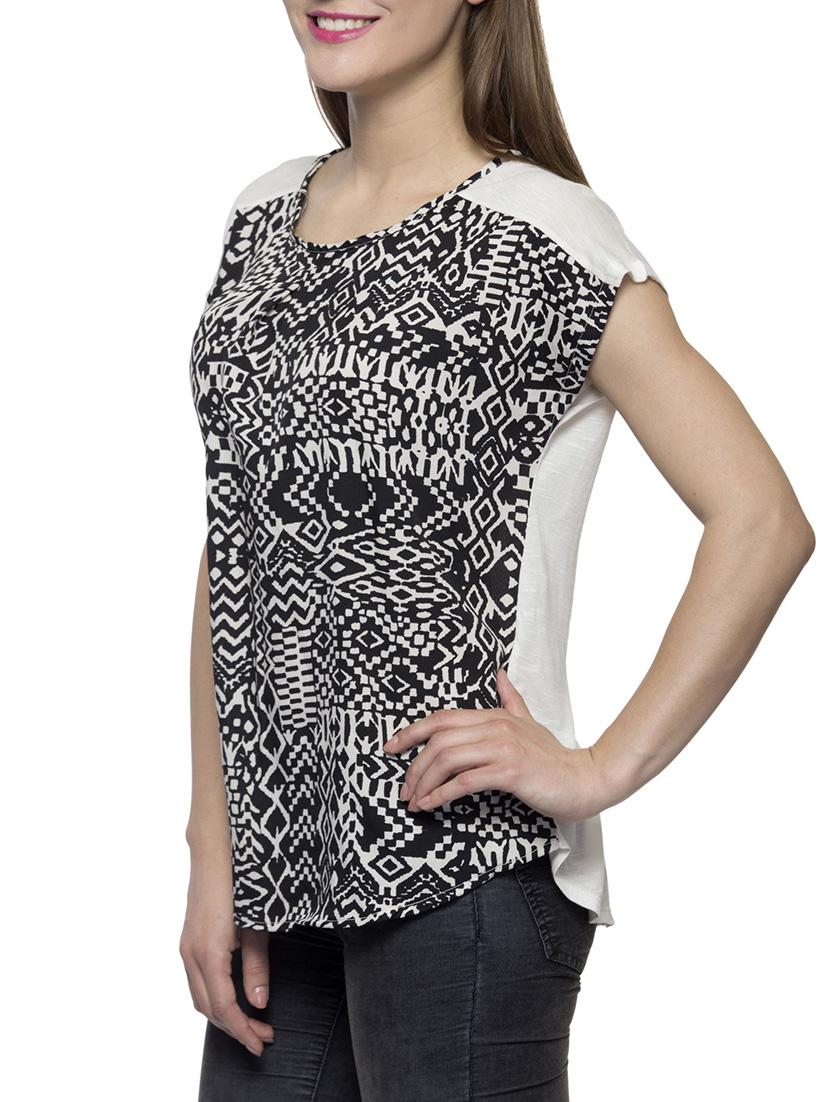 black polyester regular top - 11135055 - Zoom Image - 2