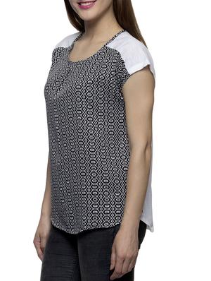 black polyester regular top - 11135056 - Standard Image - 2