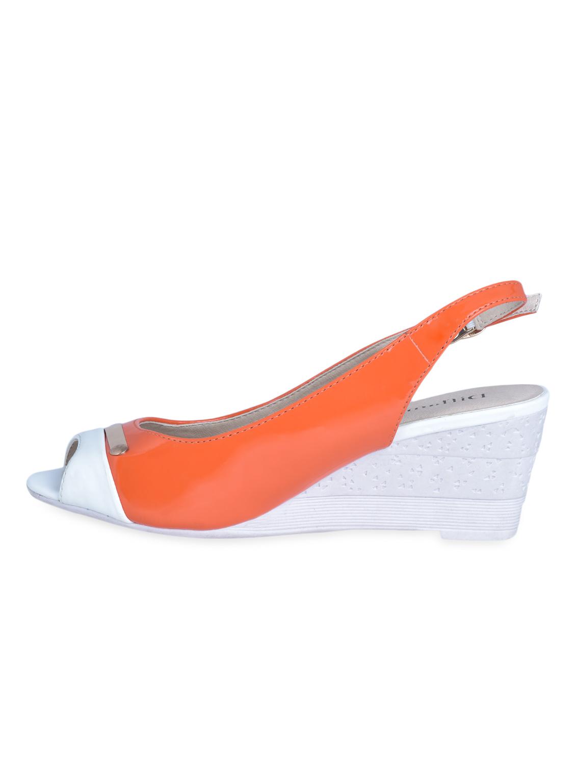 open toe sling back colour block wedges - 1116596 - Zoom Image - 2