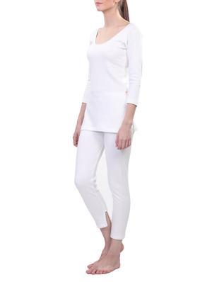 white cotton thermal set - 11176377 - Standard Image - 2