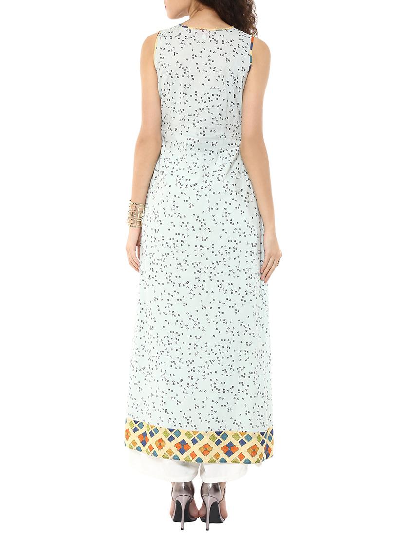 high slit printed kurta - 11217139 - Zoom Image - 2