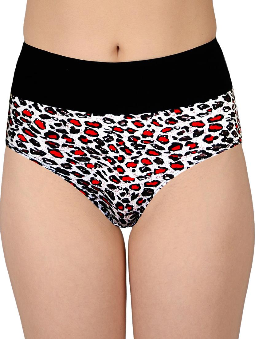 multi colored cotton hipster animal print panty (set of 3) - 11236185 - Zoom Image - 5