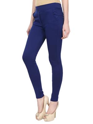 dark blue cotton jeggings - 11249222 - Standard Image - 2