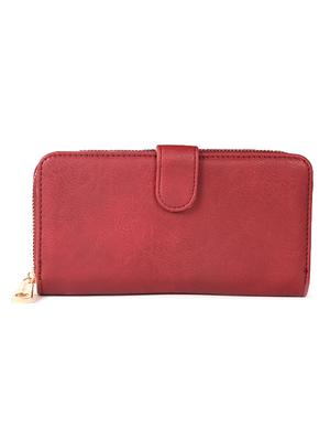 red leatherette wallet - 11260426 - Standard Image - 2