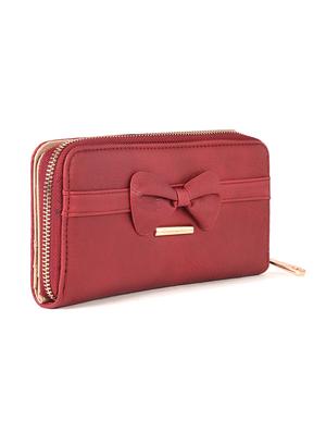 red leatherette wallet - 11260426 - Standard Image - 5