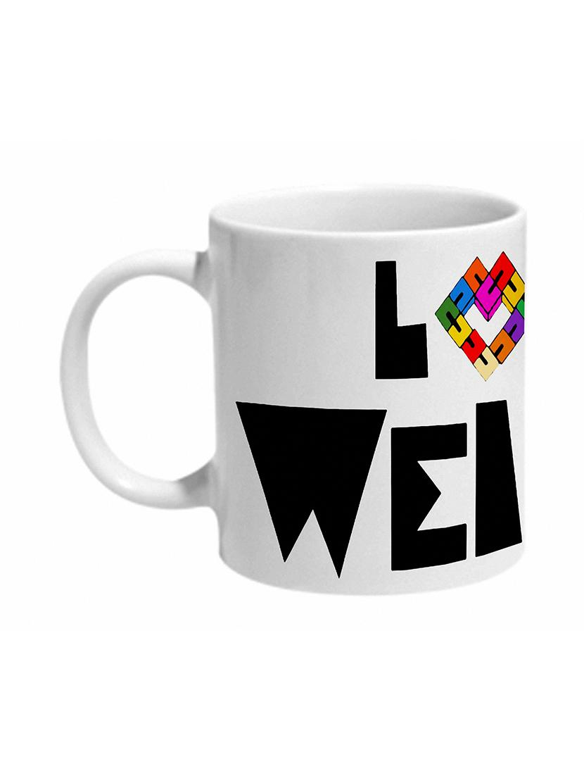 mooch wale love weirdo ceramic mug - 11280570 - Zoom Image - 2