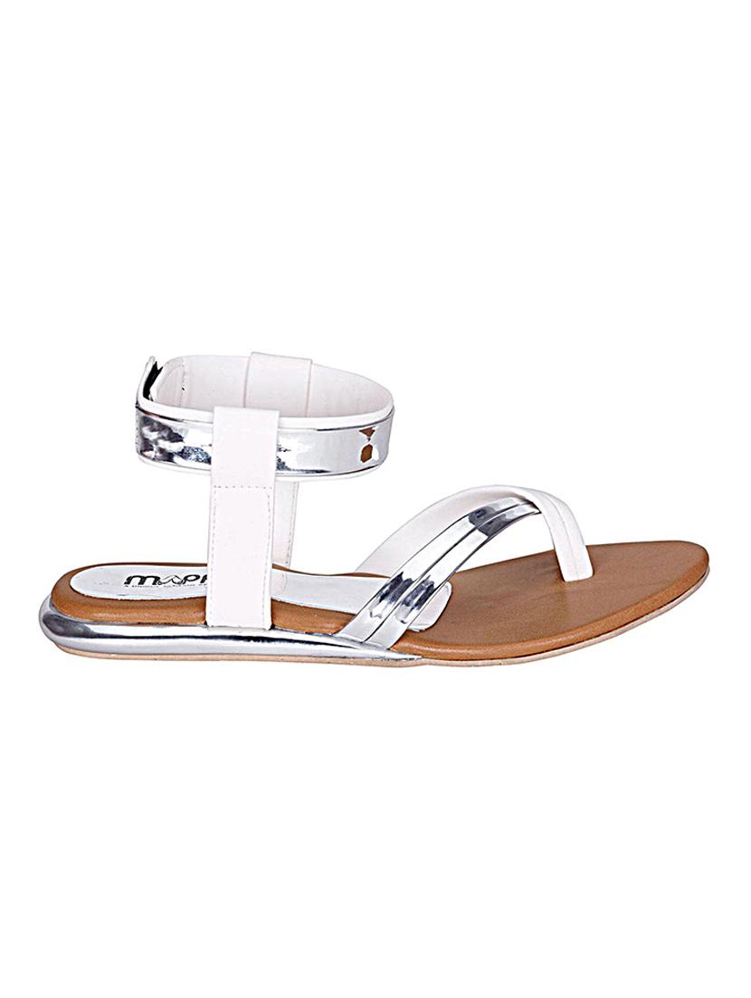 white ankle strap sandal - 11298717 - Zoom Image - 2