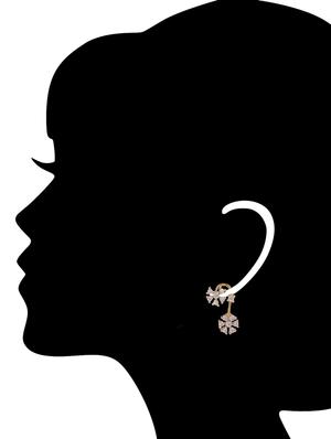 white gold plated bridal necklace - 11310100 - Standard Image - 5