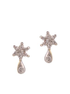 white gold plated bridal necklace - 11310145 - Standard Image - 5