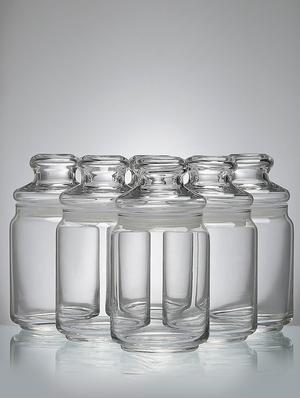 Ocean Pop Storage Jar Small 650 ML - Set of 6 - 11319211 - Standard Image - 2