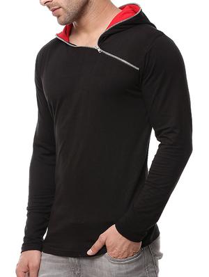black cotton sweatshirt - 11334737 - Standard Image - 2