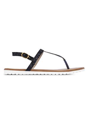 black t strap sandal - 11354627 - Standard Image - 2